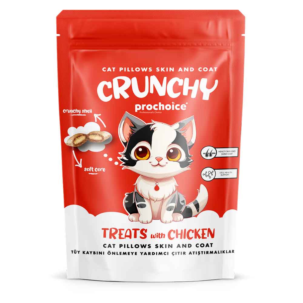 Prochoice Kedi Ödülü Crunchy Tavuklu Skin & Coat 60 Gr